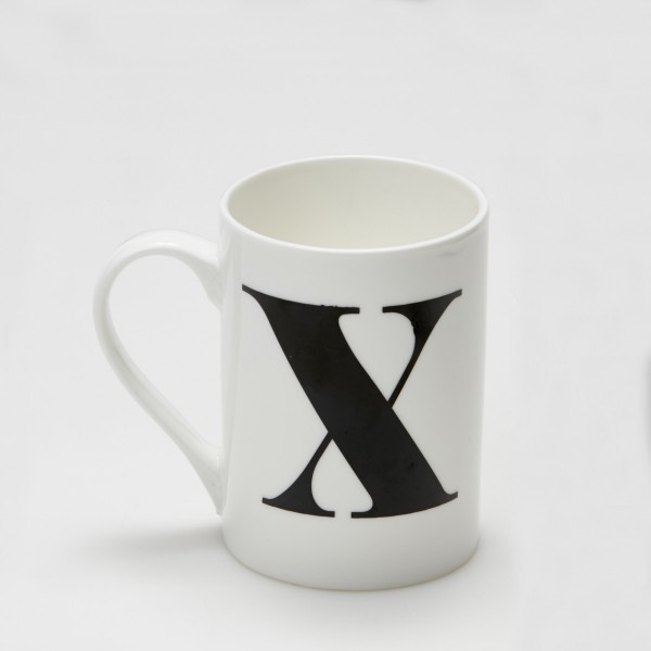 Mug – Alphabet X